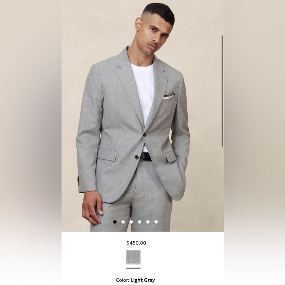 Banana Republic Tailored Grey Sports Jacket.  Men’s 40R. Never worn